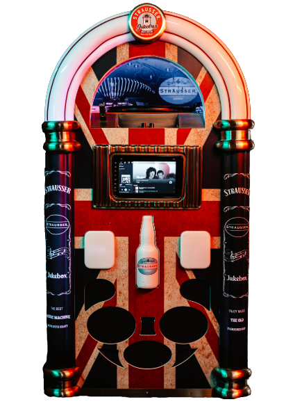 A handmade Strausser jukebox